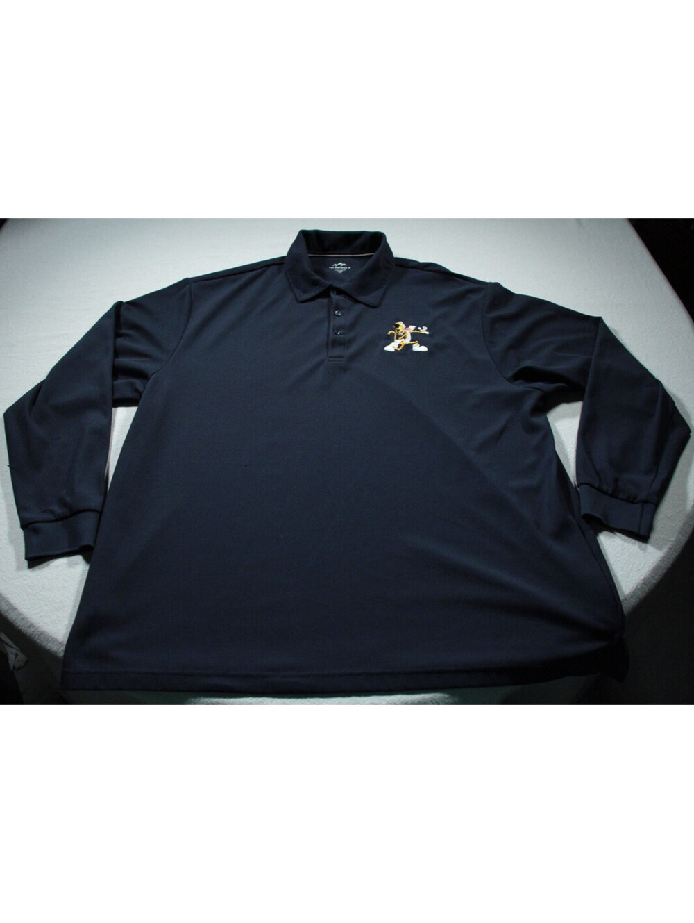 Cheetos Polo Shirt Long Sleeve 2XL Chester Cheetah Tri-Mountain